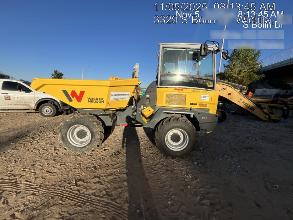 2025 WACKER NEUSON DV604 Cab Standard Tires