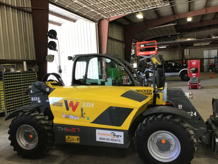 2018 Wacker Neuson TH627 Wacker Neuson TH627 Telehandler w/Canopy, Solid Tires, 48" Carriage and Forks