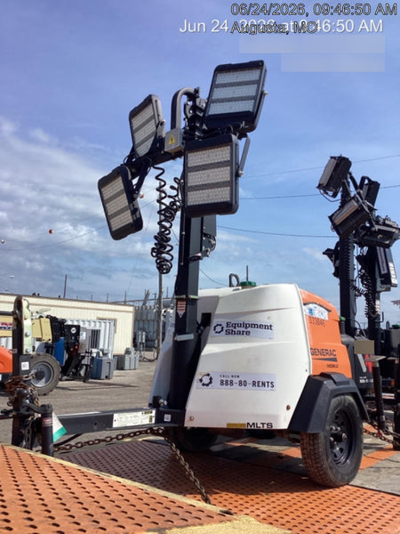 2023 Generac MLT2 Diesel, Flex Switch 120V Input, Powerzone Controller, (4) 320W LED Lights, 4kW Generator, 39.9 Gal Fuel Tank, 2" Ball, T3