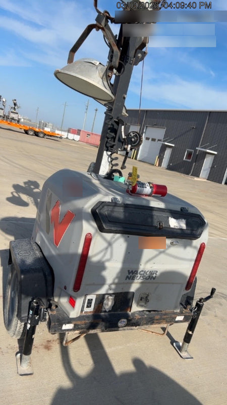 2019 Wacker Neuson LTV6L-MH Wacker Neuson LTV6L Mobile Light Tower w/Fuel Level Sensor Installed