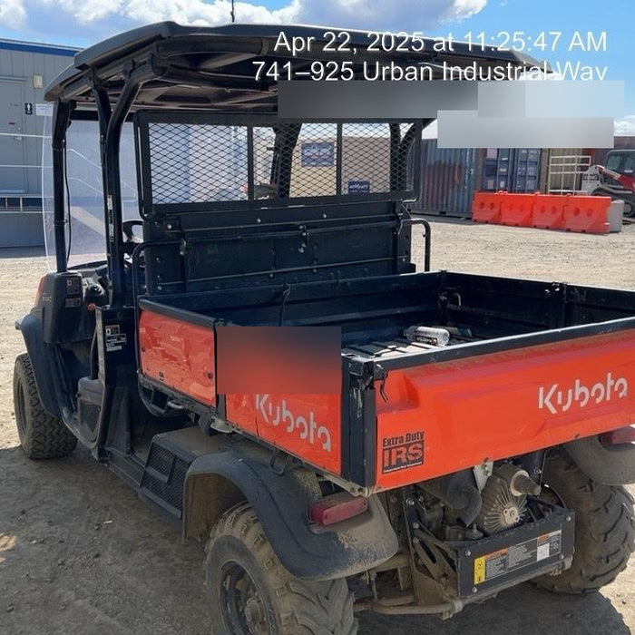 Kubota RTV-X1140W-H Plastic Canopy, Windshield Acrylic Clear, LED Strobe Light, Wire Harness Kit, Back up Alarm