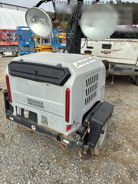 2019 Wacker Neuson LTV6L-MH Mobile Light Tower w/Fuel Level Sensor Installed
