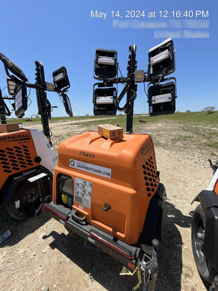 2023 Generac MLT2 Diesel, Flex Switch 120V Input, Powerzone Controller, 
(4) 320W LED Lights, 4kW Generator, 39.9 Gal Fuel Tank, 2" Ball, T3