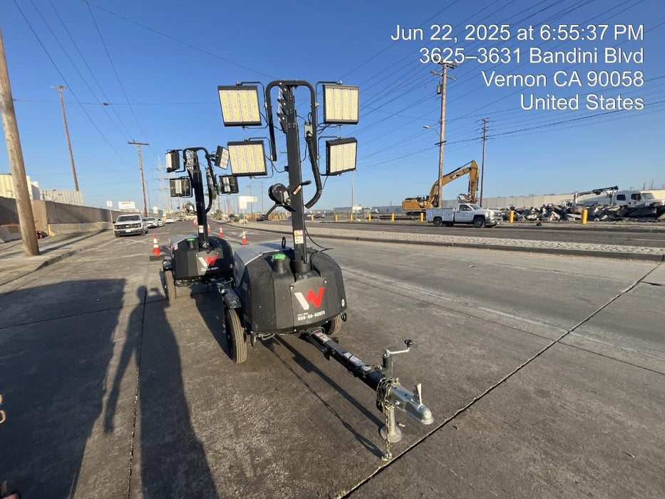 2024 Wacker Neuson LTT4 Diesel, Kohler KDW702, Deep Sea Controller, Auto Start, LED 320W, Bypass Outlet, T3