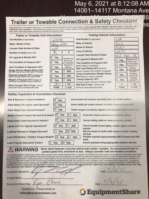 2019 Lincoln Electric Vantage 322 Welder Ready-Pak 3, Two wheel trailer, Fender and Light kit, Cable Rack
