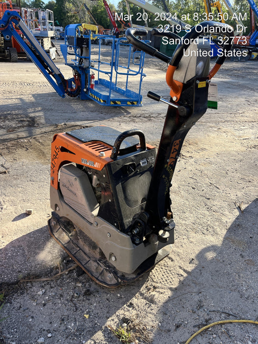 2023 Multiquip MV308GH Honda GX270, 18" Plate, Tachometer