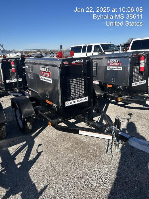 2024 Lincoln Electric LE400 Kubota V1505, Trlr, Cable Rack, Light Kit, ES Decals, T3