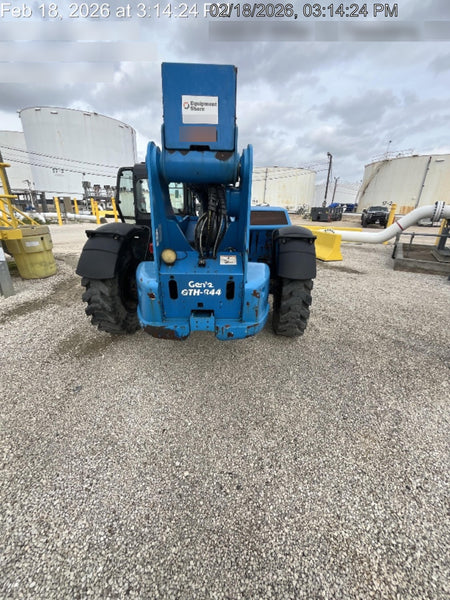 2019 Genie GTH-844 Cab/Heat/AC, Solid RT Tires, LED Work Lights, Beacon 60" QA Carriage, 48" Forks