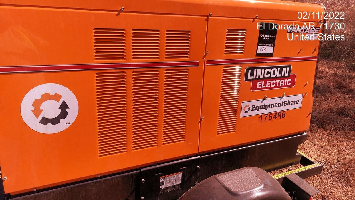 2021 Lincoln Electric Vantage 549X Ready Pak 3, ORANGE (includes trailer, cable rack, fender light kit)