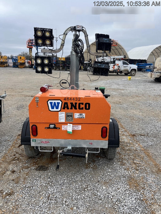 2024 Wanco WLTT-4MM4K Diesel, Mitsubishi L2E, 9.0HP @1800 rpm, Deep Sea Controller, Shore Power Plug, Auto Start, (4) 350W LED Floodlights, 4kW Generator, 60 Gal Fuel Tank, 2" Ball, T3