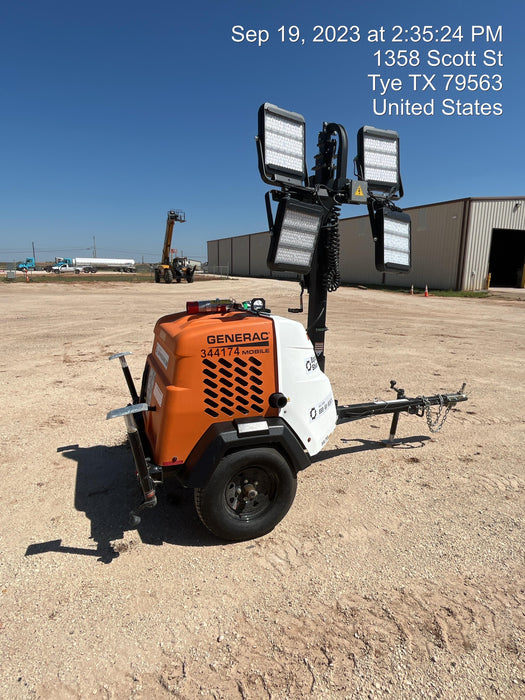 2023 Generac MLT2 Diesel, Flex Switch 120V Input, Powerzone Controller, (4) 320W LED Lights, 4kW Generator, 39.9 Gal Fuel Tank, 2" Ball, T3