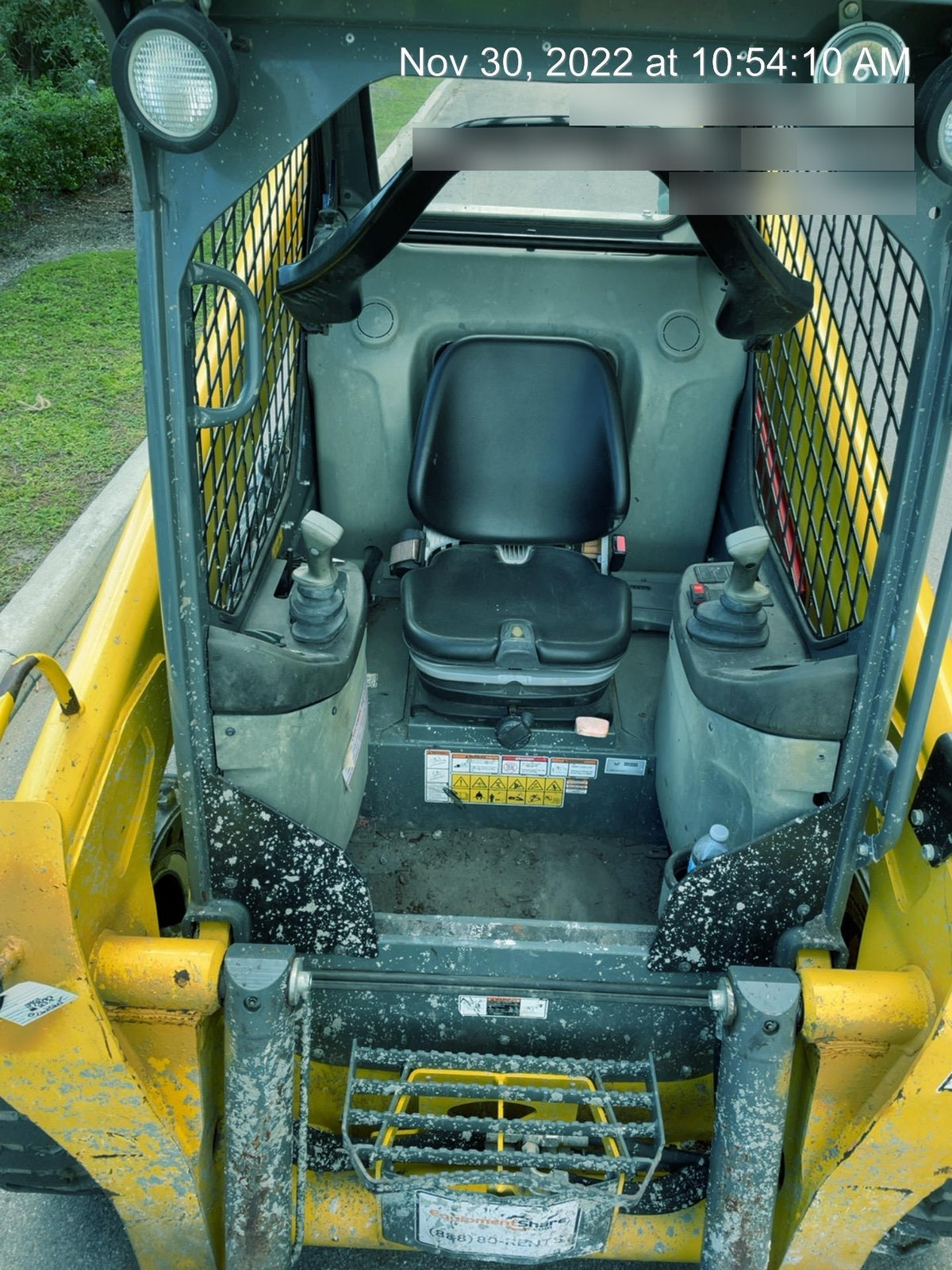 Wacker Neuson SW24 SW24 8k Wheeled Skid Loader, open ROPS, 75" Bucket LP w/ smooth bolt on edge, 72” Angle broom w/universal controller 8 pin