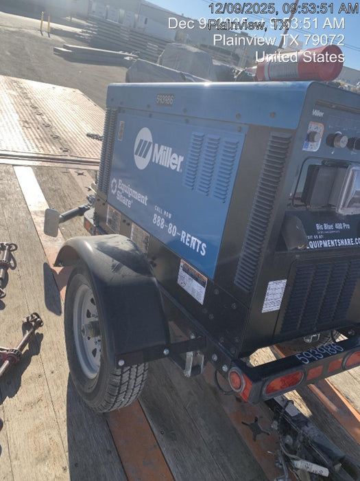 2025 MILLER ELECTRIC BIG BLUE 400
