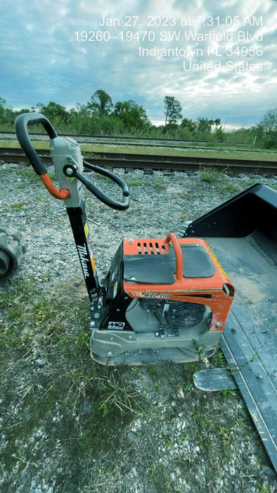 2022 Multiquip MVH158 Honda GX200, 17" Plate, Gas