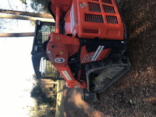 2019 Kubota SVL75-2 Canopy, Standard Tracks, Standard Flow, Manual QC 68" HD w/smooth Cutting Edge