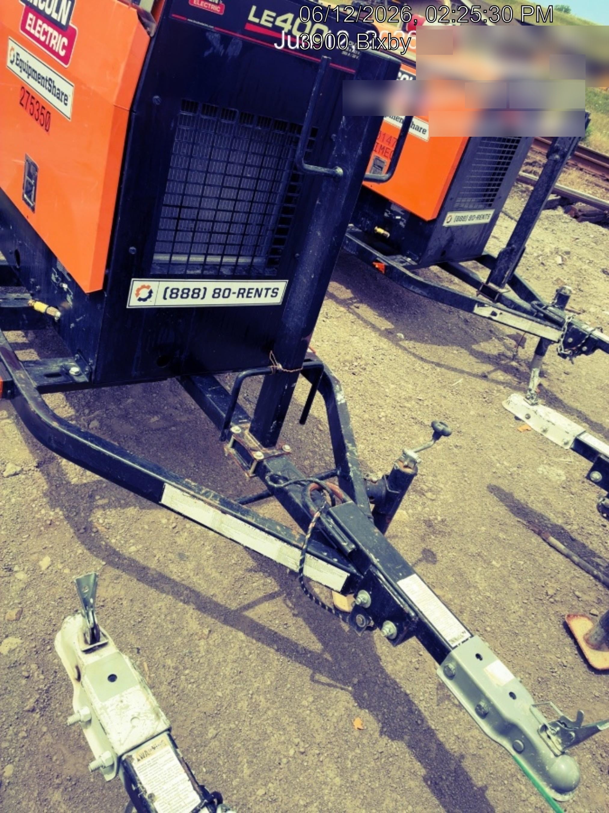 2022 Lincoln Electric LE400 Kubota V1505, Trlr, Cable Rack, Light Kit, ES Decals, T3