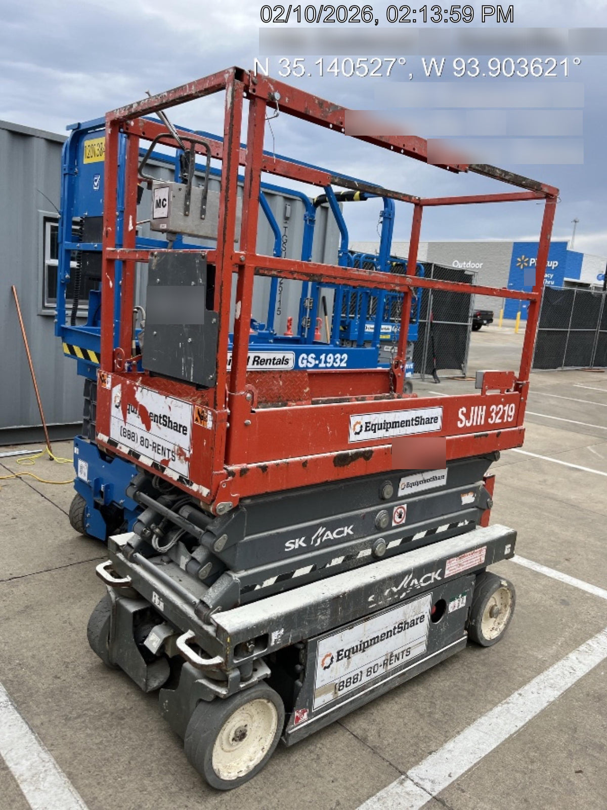 2019 Skyjack SJIII-3219 Standard Options, Trojan Batteries