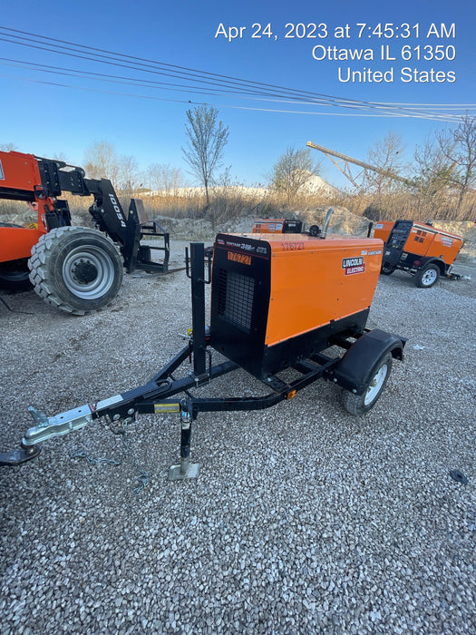 2021 Lincoln Electric Vantage 322 Vantage 322 Ready Pak 3 w/ Decals, ORANGE (includes trailer, cable rack, fender light kit) NO Telematics