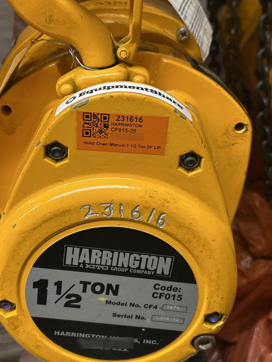 2022 HARRINGTON CF015-20