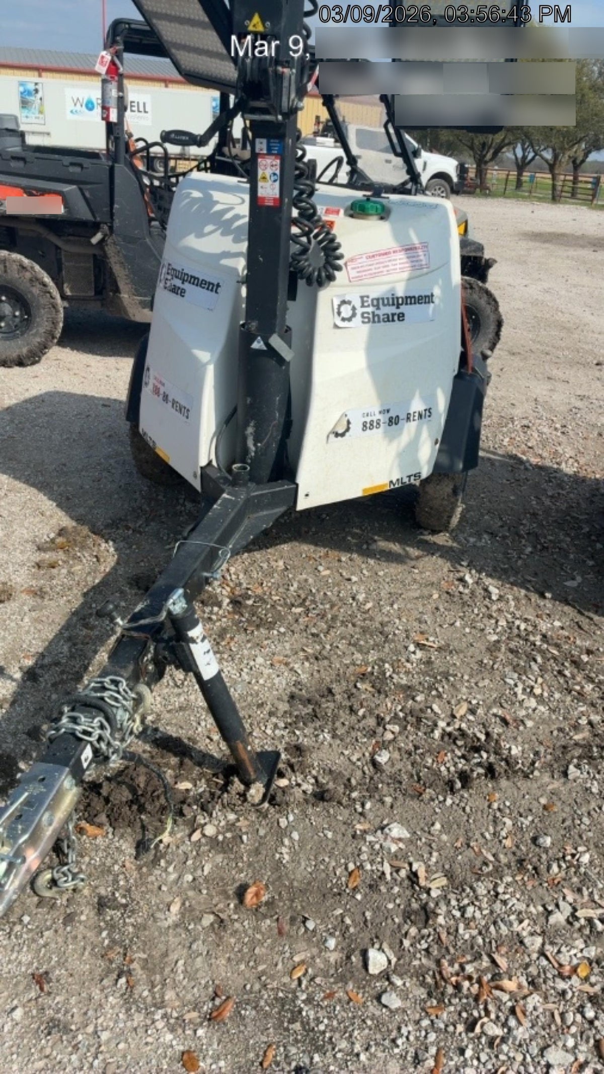 2024 Generac MLT2 Diesel, Flex Switch 120V Input, Powerzone Controller, 
(4) 320W LED Lights, 4kW Generator, 39.9 Gal Fuel Tank, 2" Ball, T3