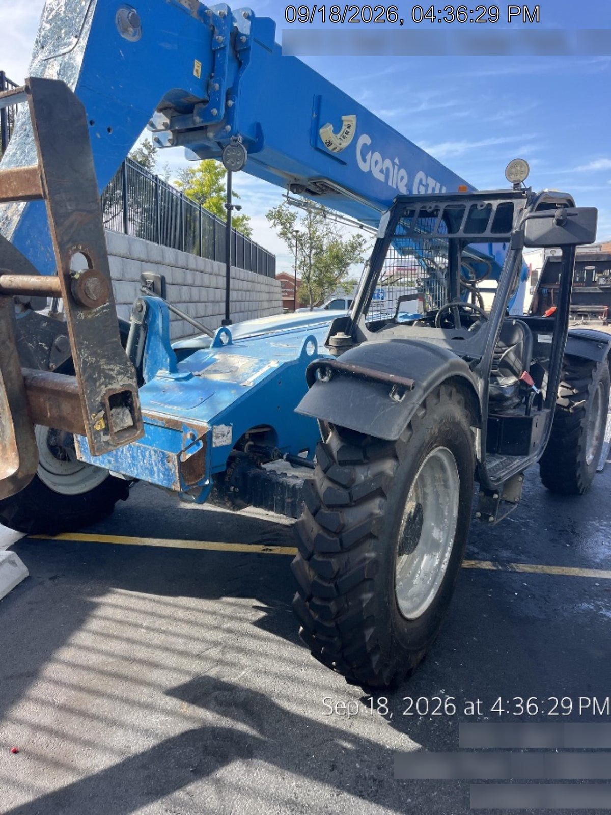 2018 Genie GTH-636 Genie GTH-636 w/Open ROPS, FF Tires, Work Light/Beacon, 48" Carriage and Forks