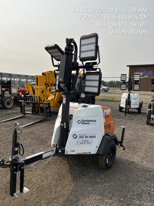 2024 Generac MLT2 Diesel, Flex Switch 120V Input, Powerzone Controller, 
(4) 320W LED Lights, 4kW Generator, 39.9 Gal Fuel Tank, 2" Ball, T3