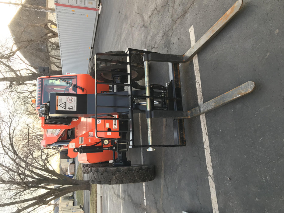 2019 Skytrak 6036 Cab/Heat/Air, Solid Tires, LED Work Lights, Beacon w/50" Carriage, 48" Pallet Forks