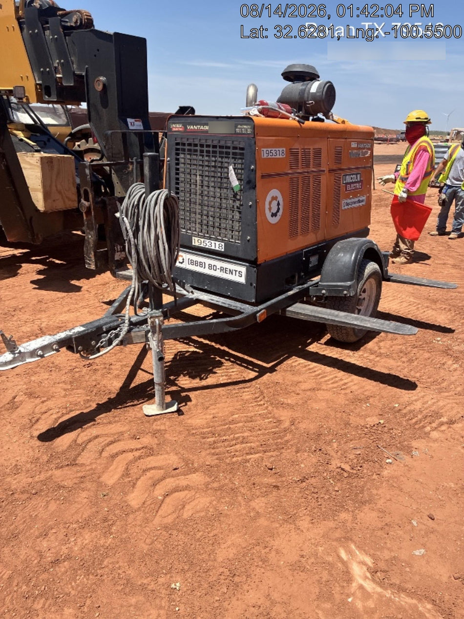 2021 Lincoln Electric Vantage 549X Ready Pak 3, ORANGE (includes trailer, cable rack, fender light kit)
