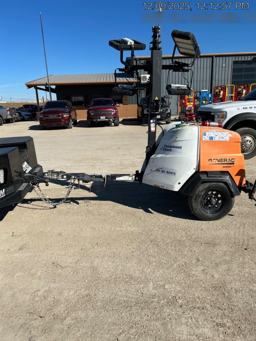 2023 Generac MLT2 Diesel, Flex Switch 120V Input, Powerzone Controller, (4) 320W LED Lights, 4kW Generator, 39.9 Gal Fuel Tank, 2" Ball, T3