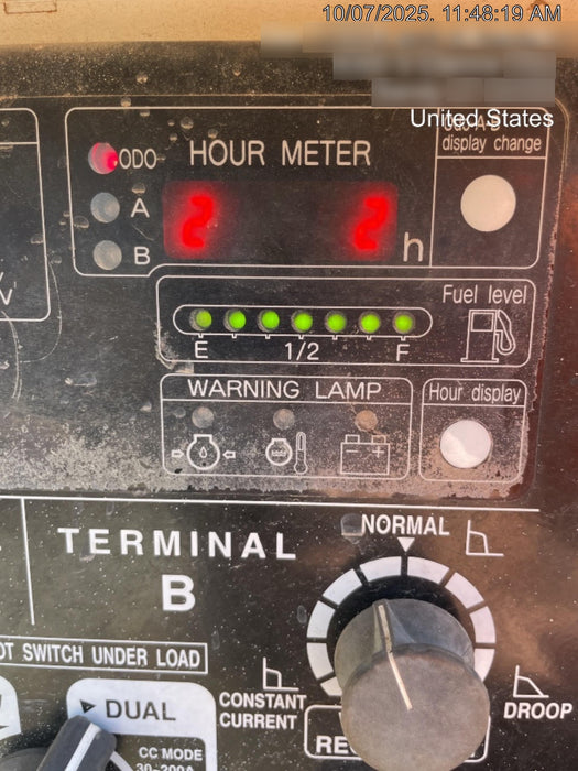 2020 Multiquip DLW400ESA4 400 amp Welder, 14kW, 120/240V, T4F Kubota, Trailer