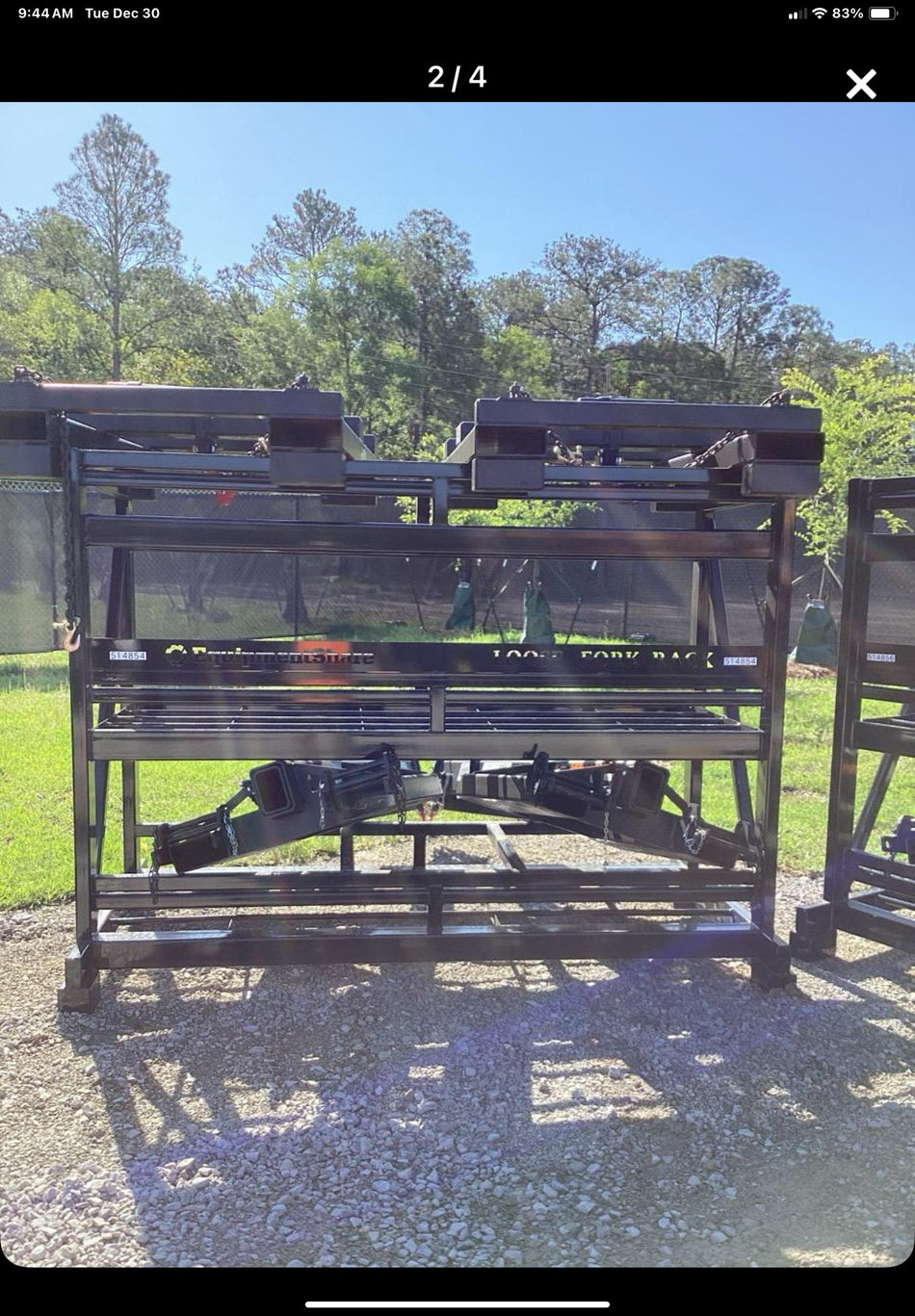 2025 FLUID POWER SUPPORT Fork Rack