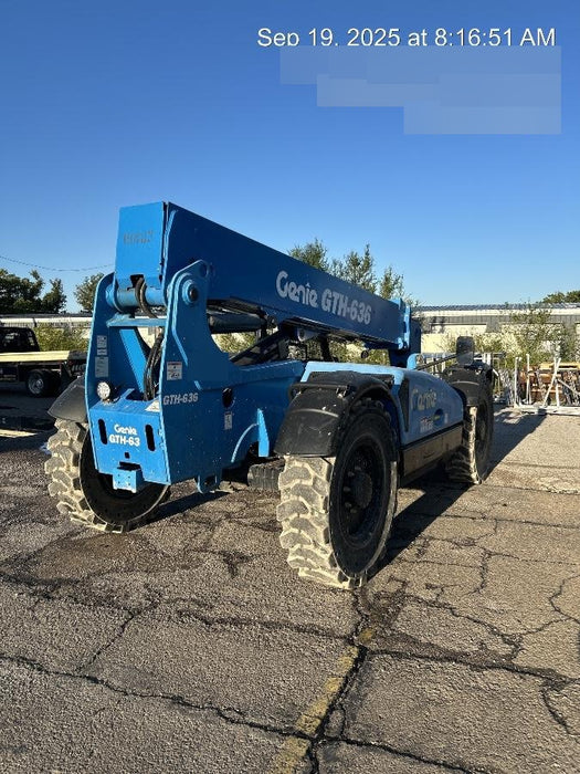 2018 Genie GTH-636 Genie GTH-636 w/Open ROPS, Work Lights, Solid Tires, RH Cab Mesh, Beacon, 48" Carriage and Forks