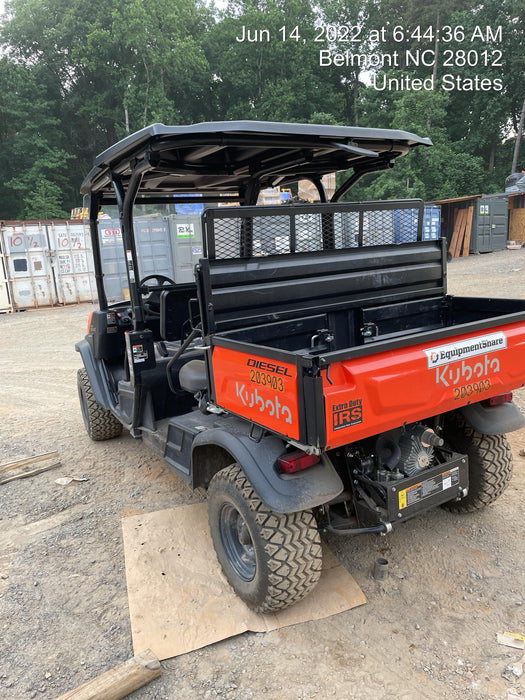 2022 Kubota RTV-X1140W-H Plastic Canopy, Windshield Acrylic Clear, LED Strobe Light, Wire Harness Kit, Back up Alarm