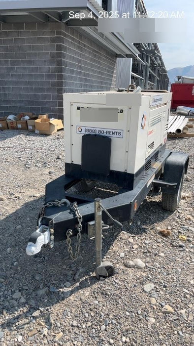 2020 Multiquip DLW400ESA4 400 amp Welder, 14kW, 120/240V, T4F Kubota, Trailer