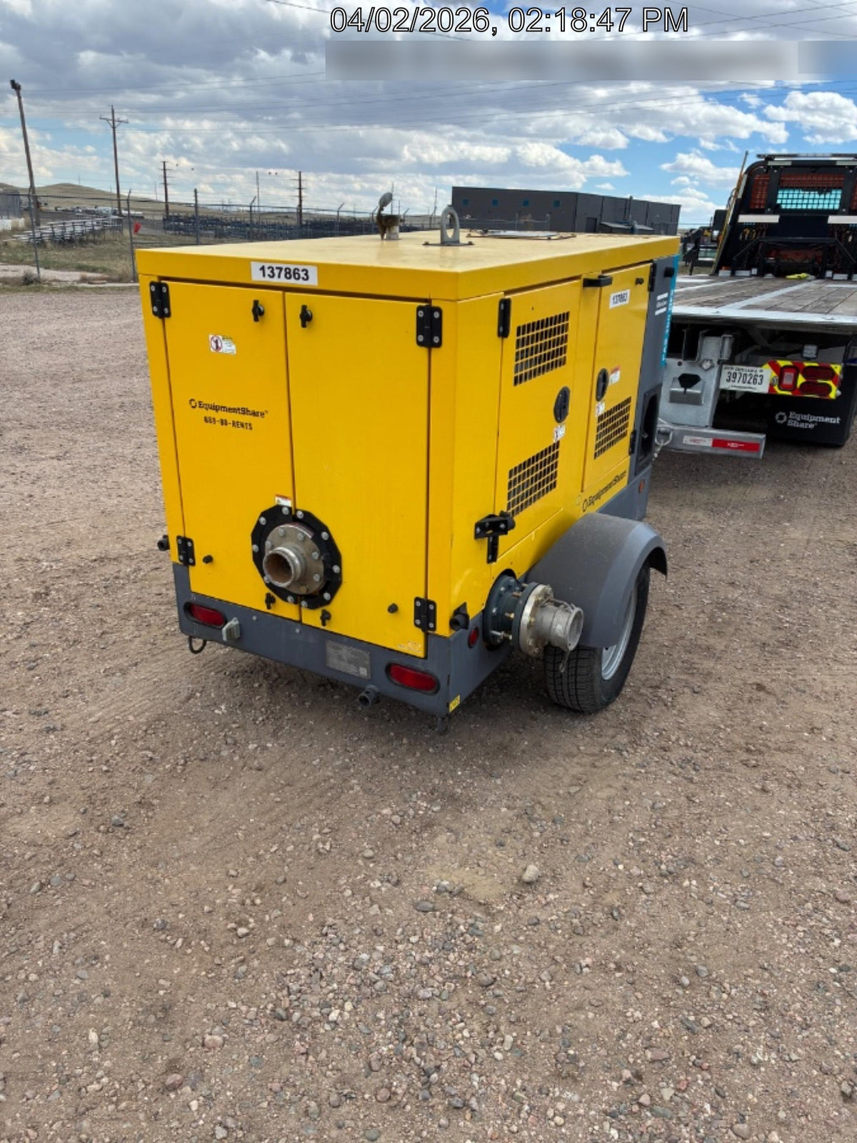 2021 ATLAS COPCO PAS 100 HF CS Enclosed