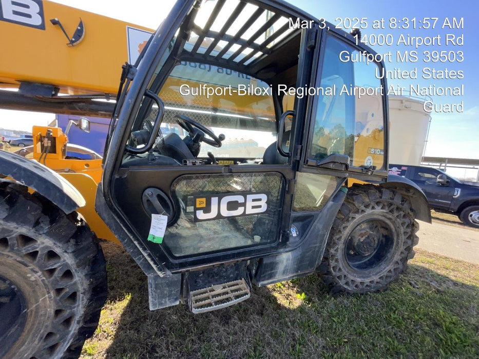 2021 JCB 510-56 74Hp Dsl, Cab/Heat/Air, Sld Tires, LED WL, Bcn, L Hook, EST