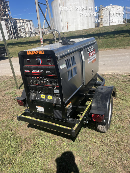 2024 Lincoln Electric LE400 Kubota V1505, Trlr, Cable Rack, Light Kit, ES Decals, T3