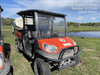 2021 Kubota RTV-X1140W-H Plastic Canopy, Windshield Acrylic Clear, LED Strobe Light, Wire Harness Kit, Back up Alarm