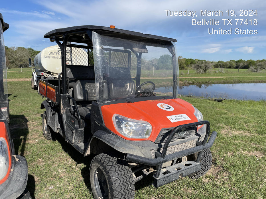 2021 Kubota RTV-X1140W-H Plastic Canopy, Windshield Acrylic Clear, LED Strobe Light, Wire Harness Kit, Back up Alarm