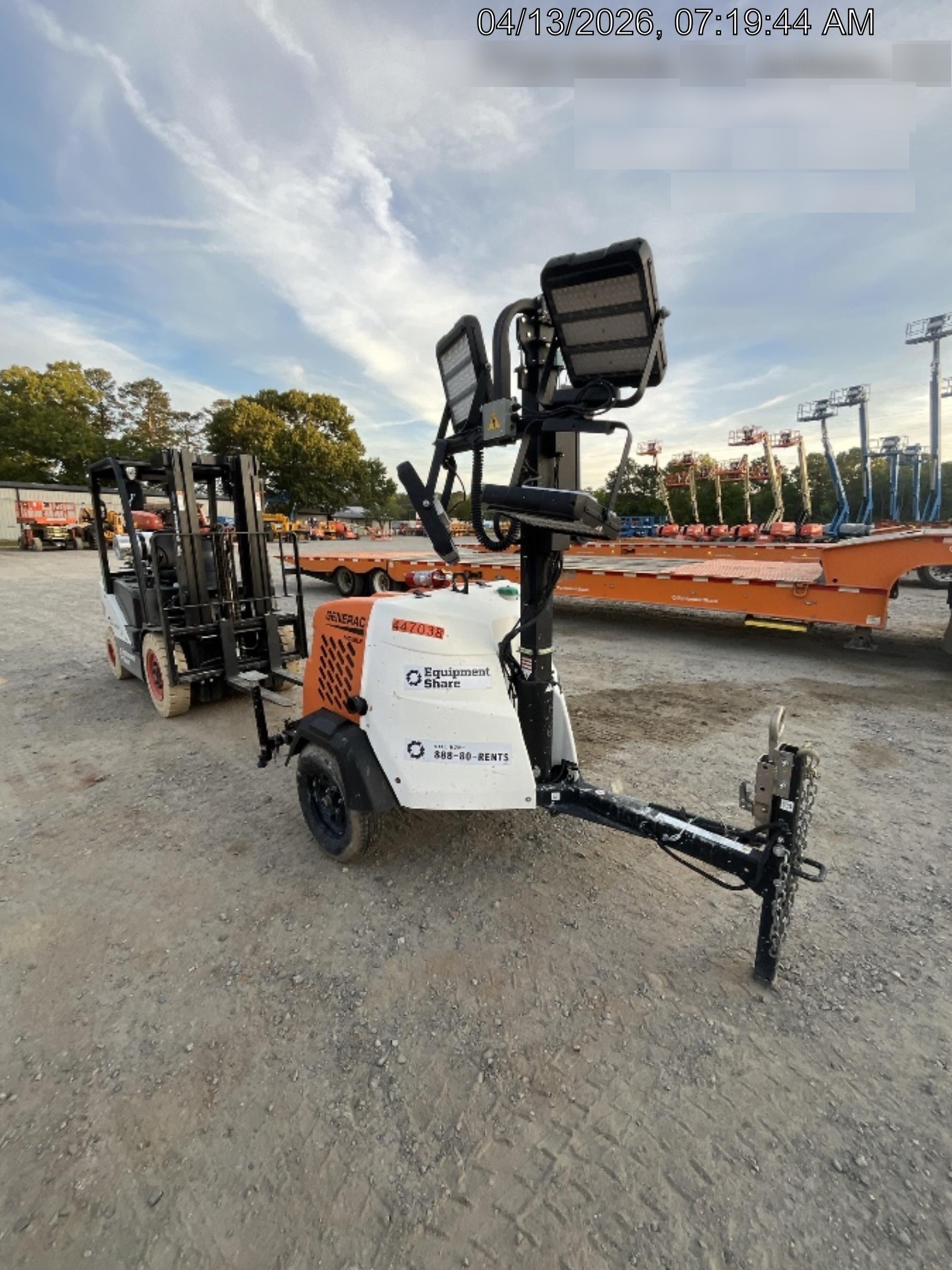 2024 Generac MLT6SKDS-STD4 ELEC WINCH Diesel, Electric Winch Mast, Powerzone Controller, (4) 320W LED Lights, 4kW Generator, 39.9 Gal Fuel Tank, 2" pintle, T3