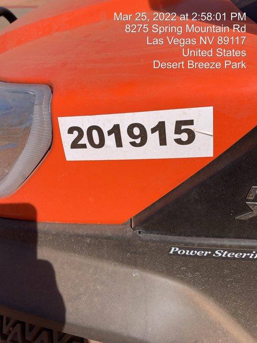 2022 Kubota RTV-X1140W-H Plastic Canopy, Windshield Acrylic Clear, LED Strobe Light, Wire Harness Kit, Back up Alarm