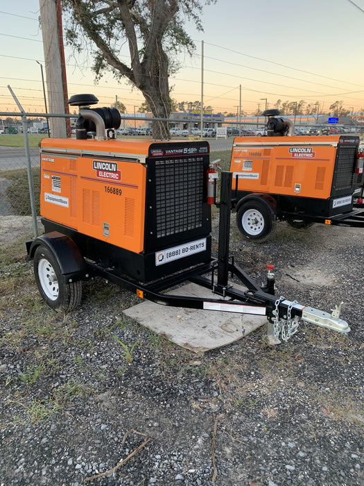2021 Lincoln Electric Vantage 549X Ready Pak 3, ORANGE (includes trailer, cable rack, fender light kit)