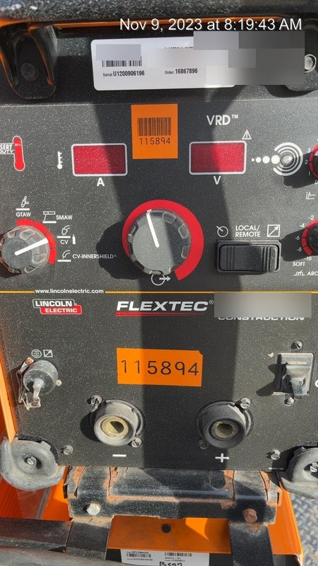 2020 LINCOLN ELECTRIC FLEXTEC 350X