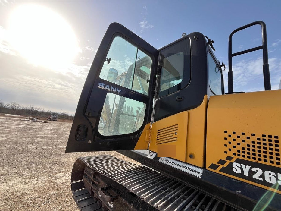 Sany SY265C SY265 Tier 4 - Cab, Hydraulic QC,  Buckets: 36", 48" Main Pin Hydraulic Thumb
