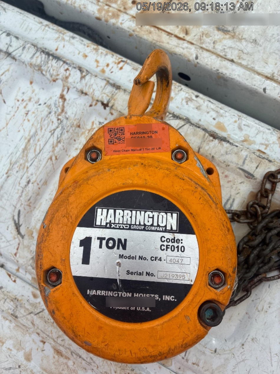 2020 HARRINGTON CF010-20
