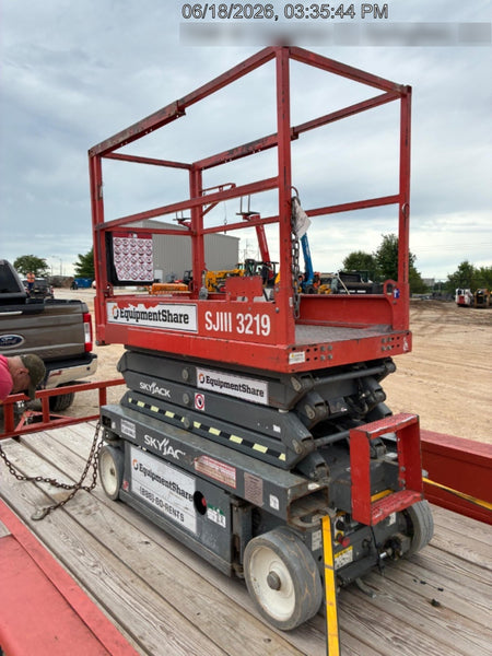 2019 Skyjack SJIII-3219 Standard Options, Trojan Batteries