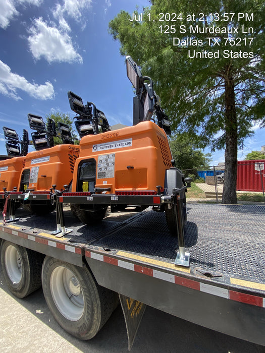2024 Generac MLT2 Diesel, Flex Switch 120V Input, Powerzone Controller, 
(4) 320W LED Lights, 4kW Generator, 39.9 Gal Fuel Tank, 2" Ball, T3