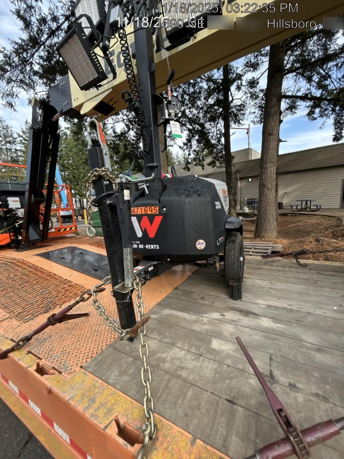 2024 Wacker Neuson LTT4 Diesel, Kohler KDW702, Deep Sea Controller, Auto Start, LED 320W, Bypass Outlet, T3