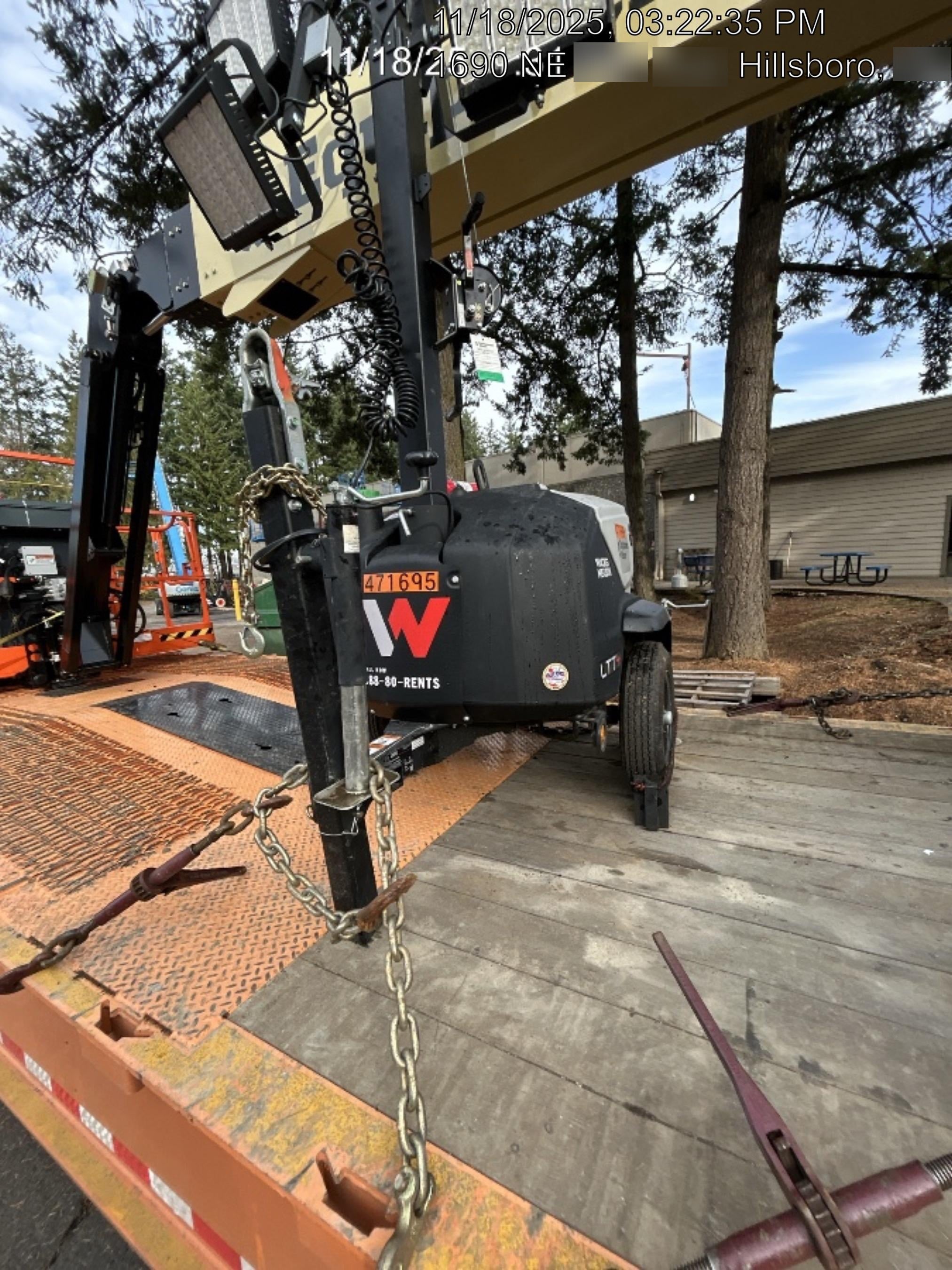 2024 Wacker Neuson LTT4 Diesel, Kohler KDW702, Deep Sea Controller, Auto Start, LED 320W, Bypass Outlet, T3