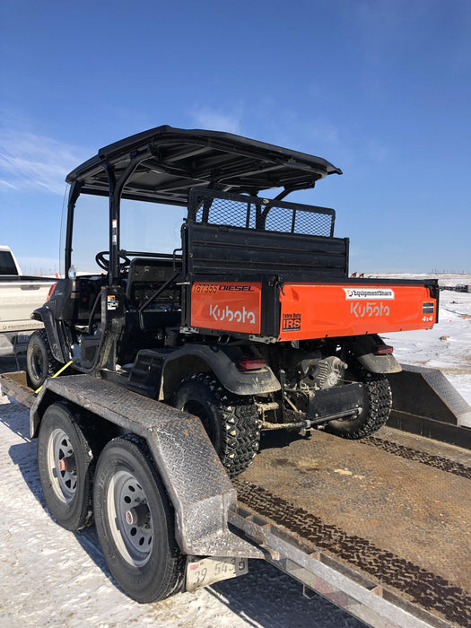 2022 Kubota RTV-X1140W-H Plastic Canopy, Windshield Acrylic Clear, LED Strobe Light, Wire Harness Kit, Back up Alarm